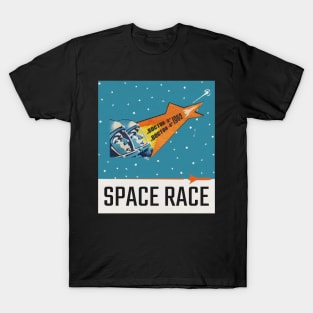 Space Race - Vintage Retro 60s T-Shirt